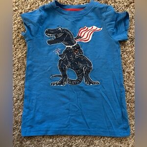 Kids Blue T-Rex Graphic Tee